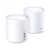 Deco X60(2-pack) AX3000 Домашняя Mesh Wi-Fi система, Wi-Fi 6, 2402 Мбит/с (4 потока) на 5 ГГц и 574 Мбит/с (2 потока) на 2,4 ГГц, 2 гигабитных порта на каждом модуле, поддержка OFDMA, MU-MIMO, бесшовный роуминг 802.11k/v/r (085599)