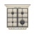 Плита Газовая Gorenje GKS6C71CLI слоновая кость (металлическая крышка) реш.чугун