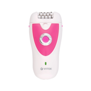 Эпилятор Vitek VT-2244 скор.:2 насад.:2 от электр.сети от аккум. белый/розовый