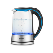 Чайник электрический Vitek VT-7028 1.7л. 2200Вт прозрачный корпус: стекло