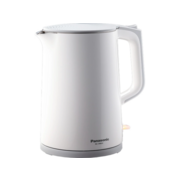 Чайник электрический Panasonic NC-CWK50 1.7л. 1500Вт белый корпус: нерж.сталь/пластик