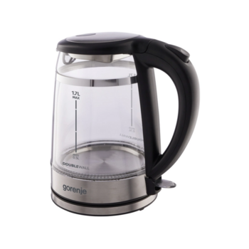 Чайник электрический Gorenje K17GDW 1.7л. 2200Вт черный корпус: металл/пластик