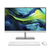 Моноблок Acer Aspire C24-195ES 23.8" Full HD Core Ultra 5 125U (1.3) 8Gb SSD512Gb Graphics CR Eshell GbitEth WiFi BT 65W клавиатура мышь Cam серебристый 1920x1080