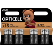 Батарея Opticell Basic LR6 AA (8шт) блистер