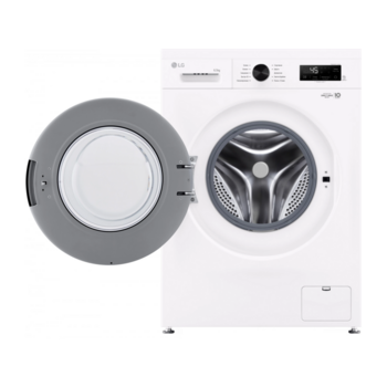 Стиральная машина LG F2Y1WS6W класс: A загр.фронтальная макс.:6.5кг белый инвертер