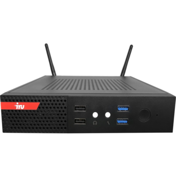 ПК IRU Опал 313 slim i3 10100 (3.6) 8Gb SSD256Gb UHDG 630 FreeDOS GbitEth 120W черный (2057725)