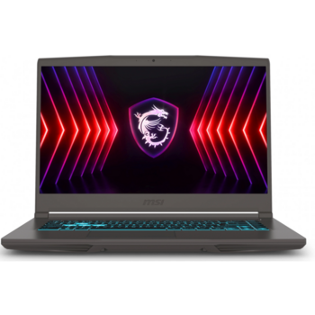 Ноутбук MSI Thin 15 B12UCX-2633XRU Core i5 12450H 16Gb SSD512Gb NVIDIA GeForce RTX 2050 4Gb 15.6" IPS FHD (1920x1080) FreeDOS grey WiFi BT Cam (9S7-16R831-2633)