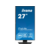 Монитор Iiyama 27" ProLite XUB2792UHSU-B6 черный IPS LED 16:9 HDMI M/M матовая HAS Piv 1300:1 350cd 178гр/178гр 3840x2160 60Hz DP 4K USB 6.3кг