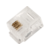 Коннектор Lanmaster (TWT-PL12-6P4C/JR100) UTP кат.3 RJ12 прозрачный (упак.:100шт)