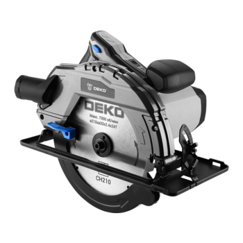 Циркулярная пила (дисковая) Deko CSDK-2500 PRO 2500Вт (ручная) D диска.:210мм (085-1153)