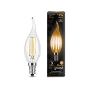 Лампа филам. Gauss Filament 11Вт цок.:E14 свеча 220B 2700K св.свеч.бел.теп. CF35 (упак.:1шт) (104801111)