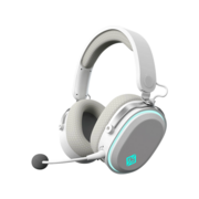 Наушники с микрофоном GMNG GG-HS405W белый мониторные BT/Radio/3.5mm оголовье (1899880)