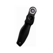 Нож роликовый Kw-Trio 03806BLACK диам.лез.28мм выдвижное лезвие пластик черный блистер
