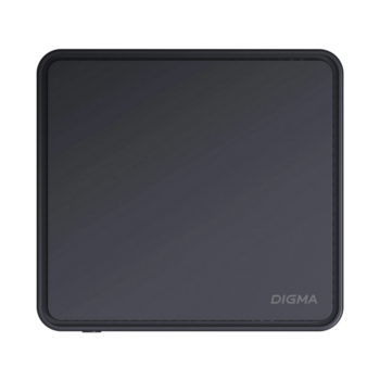 Неттоп Digma Mini Office Cel N4020 (1.1) 8Gb SSD256Gb UHDG 600 CR Windows 11 Pro GbitEth WiFi BT 36W черный (DPCN-8CXW01)