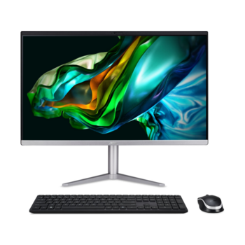Моноблок Acer Aspire C24-1300 23.8" Full HD Ryzen 3 7320U (2.4) 8Gb SSD512Gb RGr CR Eshell GbitEth WiFi BT 65W клавиатура мышь Cam черный 1920x1080