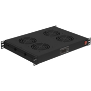 Модуль вентиляторный NTSS (NTSS-FAN4/19T-BL) 4 вент. черный (упак.:1шт)