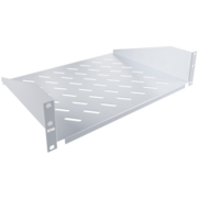 Полка стационарная NTSS NTSS-FF-350 2U нагр.:20кг. 19" 350мм серый