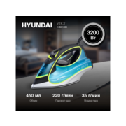 Утюг Hyundai H-SI01450 3200Вт голубой/желтый