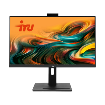 Моноблок IRU 23IM 23.8" Full HD i5 12450H (2) 16Gb SSD512Gb UHDG Windows 11 Pro GbitEth WiFi BT 90W Cam черный 1920x1080
