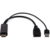 Переходник Buro HDMI (m)/DisplayPort (f) черный (BU-HDMI(M)-DP(F))