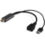 Переходник Buro HDMI (m)/DisplayPort (f) черный (BU-HDMI(M)-DP(F))