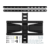 Кронштейн для телевизора Hyundai SL-F1 черный 43"-90" макс.50кг настенный поворотно-выдвижной и наклонный