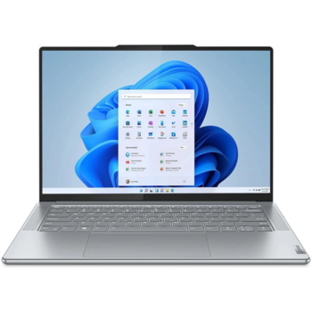 Ноутбук Lenovo Yoga Slim 7 14APU8 Ryzen 5 7640S 16Gb SSD512Gb AMD Radeon 760M 14.5" OLED 2.9K (2944x1840) Windows 11 Home l.grey WiFi BT Cam (83AA001DRU)