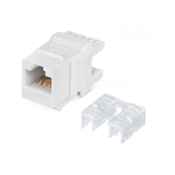 Модуль NTSS NTSS-KJ-UTP-RJ45-6-180-WT информ. KeystoneRJ45 кат.6 UTP бел.