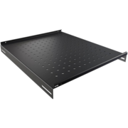 Полка стационарная NTSS NTSS-FS-H-800-BL 1U нагр.:100кг. 19" 550мм черный (упак.:1шт)