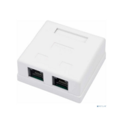 Розетка Rexant 03-0151 комп.RJ45 2 кат.5E UTP бел.
