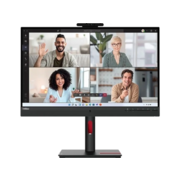Монитор Lenovo 27" ThinkVision T27hv-30 черный IPS LED 4ms 16:9 HDMI M/M Cam матовая HAS Piv 1000:1 300cd 178гр/178гр 2560x1440 75Hz DP 2K USB 7.9кг
