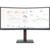 Монитор Lenovo 34" ThinkVision T34w-30 черный VA LED 21:9 HDMI матовая HAS Piv 3000:1 350cd 178гр/178гр 3440x1440 60Hz DP QHD USB 9.5кг