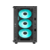Корпус Deepcool CC560 V2 черный без БП ATX 4x120mm 5x140mm 1xUSB2.0 audio bott PSU