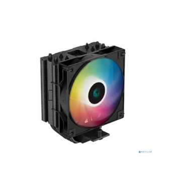 Устройство охлаждения(кулер) Deepcool AG400 Bk ARGB Soc-AM5/AM4/1200/1700/1851 черный/белый 4-pin 31.6dB Al+Cu 220W 614gr Ret (R-AG400-BKANMC-G-2)