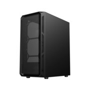 Корпус Оклик OCC-MD301 черный без БП ATX 6x120mm 2xUSB2.0 1xUSB3.0 audio bott PSU