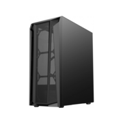 Корпус Оклик OCC-MD302 черный без БП ATX 6x120mm 2xUSB2.0 1xUSB3.0 audio bott PSU