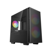 Корпус Deepcool CH360 черный без БП mATX 7x120mm 3x140mm 1xUSB3.0 audio bott PSU