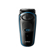 Триммер Braun BT3240 черный/голубой 6Вт (насадок в компл:2шт)