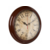 Часы настенные аналоговые Бюрократ WallC-R77P D35см коричневый (WALLC-R77P35/BROWN)