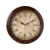 Часы настенные аналоговые Бюрократ WallC-R77P D35см коричневый (WALLC-R77P35/BROWN)