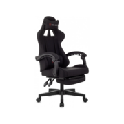 Кресло игровое Zombie Shadow черный Neo Black с подголов. крестов. пластик подст.для ног пластик черный