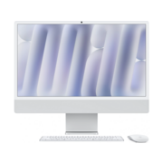 Моноблок Apple iMac A3137 24" 4.5K M4 10 core (4) 16Gb SSD512Gb 10 core GPU macOS WiFi BT 143W клавиатура мышь Cam серебристый 4480x2520