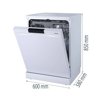 Посудомоечная машина Gorenje GS620C10W (Инвертор-3) белый (полноразмерная) инвертер