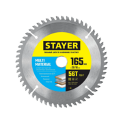 Диск пильный по алюм. Stayer 3685-165-20-56 d=165мм d(посад.)=20мм (торцовочные пилы)