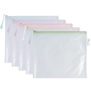 Папка на молнии ZIP Deli Colorful EF280 A4 ПВХ 0.23мм ассорти цвет молнии ассорти