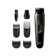 Триммер Braun 5 MGK3225 черный (насадок в компл:5шт)