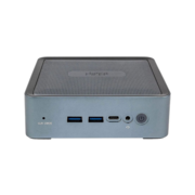 Мини ПК Мини ПК/ HIPER EXPERTBOX D20 Intel Core i5 1240P(1.7Ghz)/16384Mb/512PCISSDGb/noDVD/Int:Intel Iris Xe Graphics/BT/WiFi/war 1y/0.45kg/Тёмно-серый/Win11Pro + WiFi 6, BT 5.2,металл, VESA 75х75, 100х100