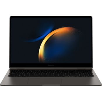 ноутбук ноутбук/ Samsung Galaxy Book3 360 13.3"(1920x1080 AMOLED)/Touch/Intel Core i7 1355U(1.7Ghz)/16384Mb/512PCISSDGb/noDVD/Int:Intel Iris Xe Graphics/Cam/BT/WiFi/61.1WHr/war 1y/1.16kg/Graphite/Win11Home ENG kbd