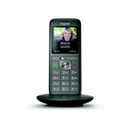 Трубка доп. Dect Gigaset CL660HX HSB RUS черный для CL660