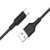 Кабель Hoco X25 Soarer X25 USB (m)-USB Type-C (m) 1м черный коробка